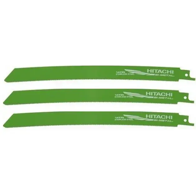HiKOKI – Set de lames de scie à métaux 14 TPI, longueur 250 mm, 3 pcs 752045