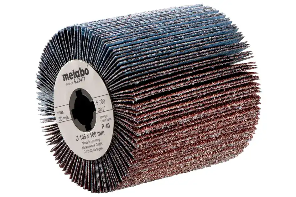 Metabo – Rouleau de ponçage à lamelles, P180, 105×100 mm 623481000