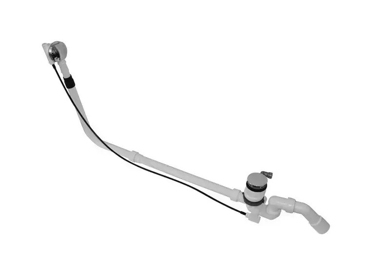 Duravit – Garniture de vidage et trop-plein pour baignoire avec remplissage, chrome 791230000001000