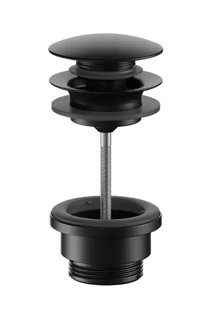 Keuco – Bonde de lavabo, Click Clack, noir mat 59902370000