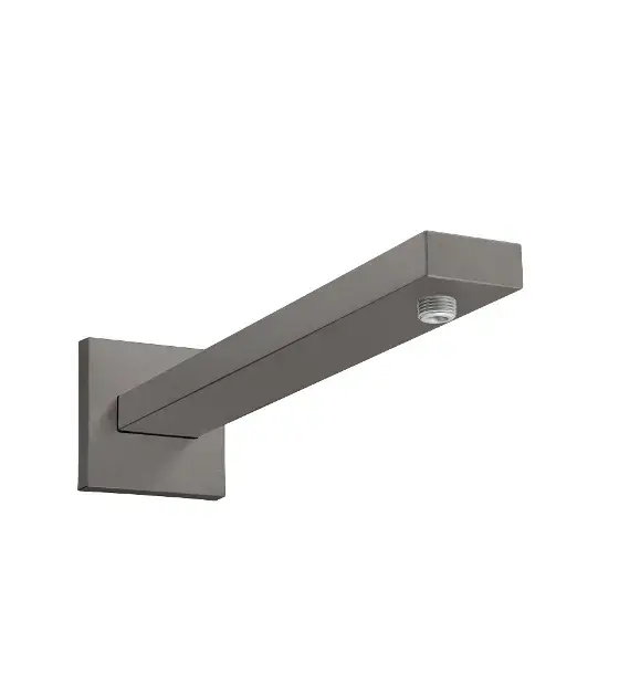 Hansgrohe – Bras de douche 39 cm, chrome noir brossé 27694340