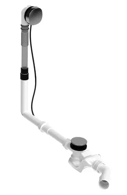 Duravit – Garniture de vidage et de trop-plein, bowden, chrome 792202000001000