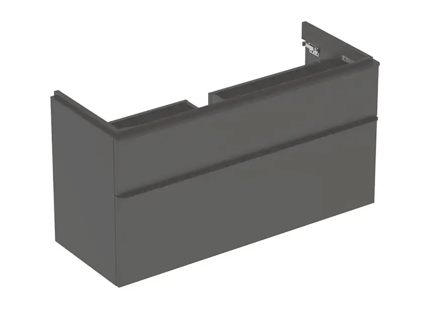 Geberit Smyle Square - Meuble pour lavabo, 118x47x62 cm, 2 tiroirs, lave 500.355.JK.1