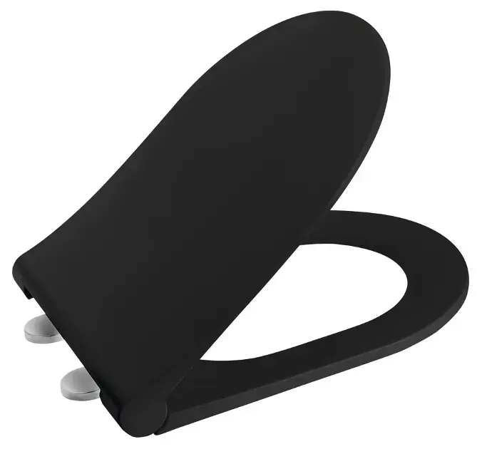 Sapho – Abattant WC Avva Slim, SoftClose, noir mat 100787-110