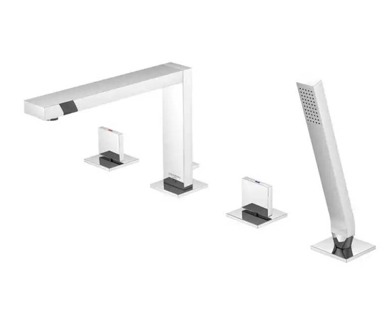 Steinberg 160 – Mitigeur pour montage sur bord de baignoire, 4 trous, chrome 160 2402