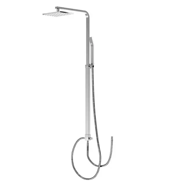 Steinberg 120 – Set de douche sans robinetterie, 20×15 cm, chrome 120 2770