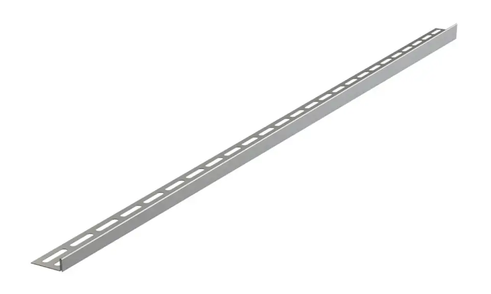 Alca – Barre de mise à niveau du sol 1200 mm, gauche, hauteur de l&rsquo;ourlet 12 mm, tapis en acier inoxydable APZ901M/1200
