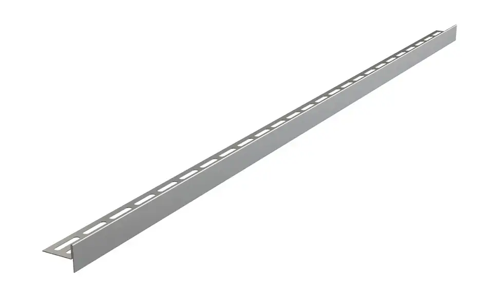 Alca – Bande d&rsquo;égalisation des sols 1000 mm, double face, hauteur de l&rsquo;ourlet 14 mm, tapis en acier inoxydable APZ906M/1000