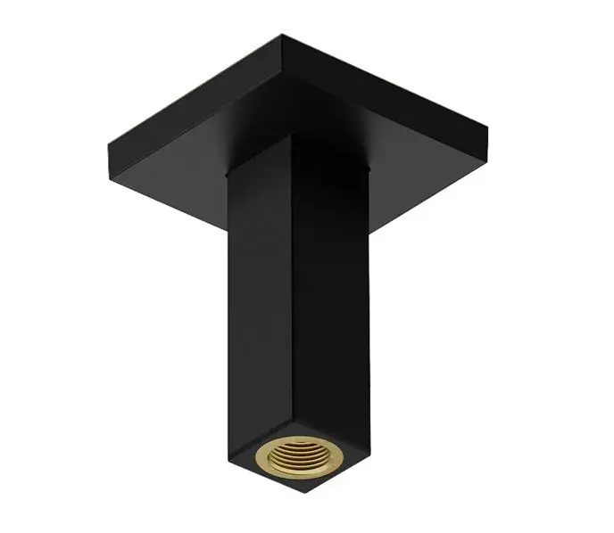 Hansgrohe – Bras de douche de plafond, 1 cm, noir mat 24338670