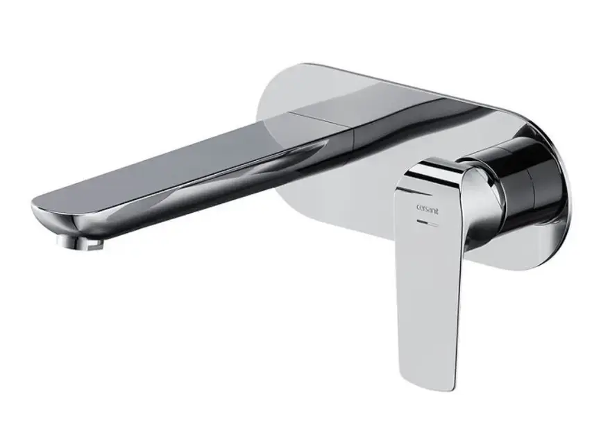 Cersanit City – Mitigeur de lavabo encastré, avec corps d’encastrement, chrome S951-361