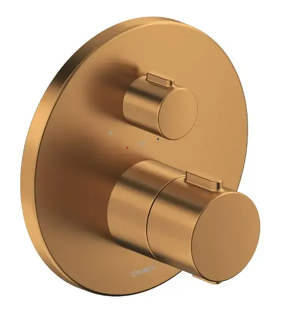 Duravit – Mitigeur thermostatique à encastrer, bronze brossé TH4200016004