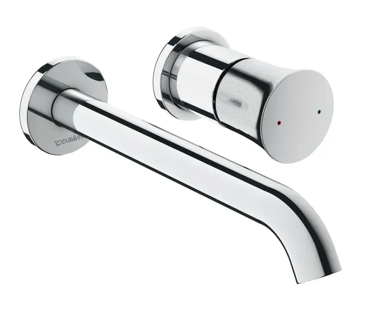 Duravit White Tulip – Mitigeur de lavabo encastré, installation 2 trous, chrome WT1070004010