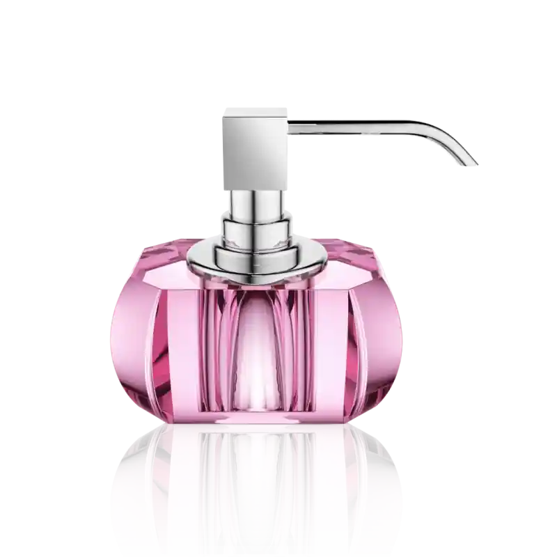 Zeepdispenser KR SSP roze/chroom