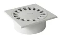 SIPHON COUR 25X25 SORTIE 80 90 100 GRIS CLAIR – SC891G