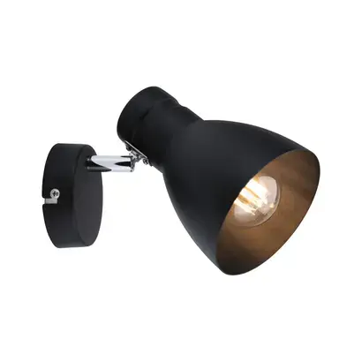 Spot Davy max.20W E27 noir 230V métal