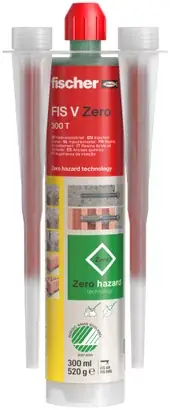 Résine de scellement FIS V ZERO 300ml T + 2 mélangeurs