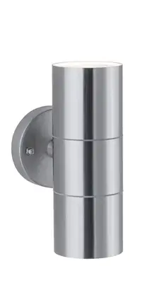 Applique Flame extérieur 230V max.2x10W GU10 IP44 inox brossé