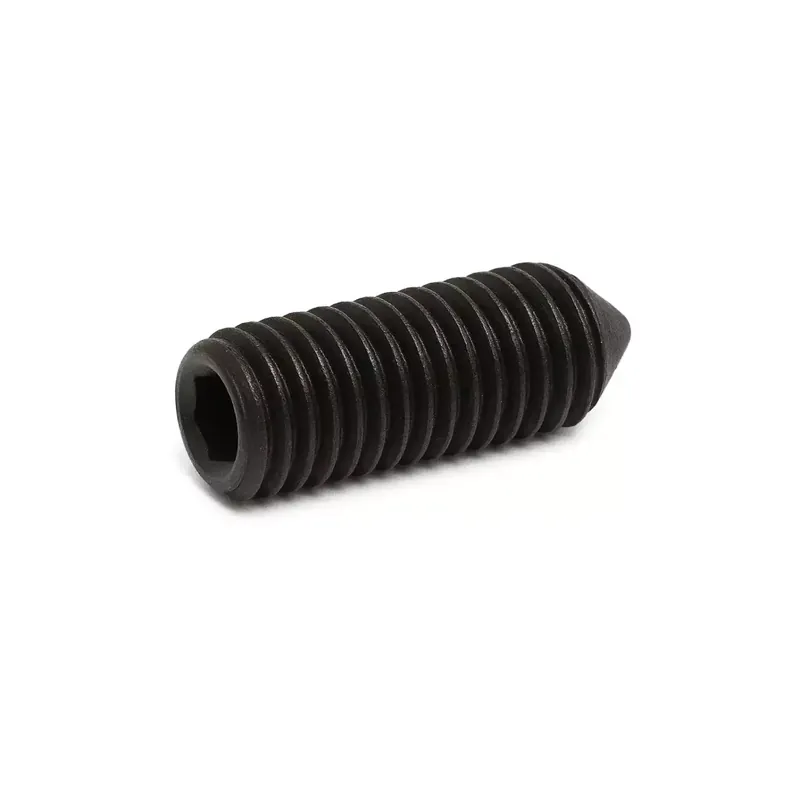 Vis sans tête à six pans creux - STHC - DIN 914 - M 14 x 45 - Bout pointeau - Acier 45H brut