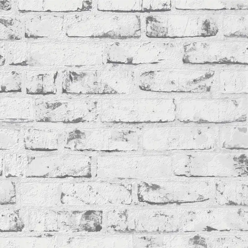 A.S. Creation Elements | 907837 | papier peint intissé pierre brique | 0.53 m x 10.05 m | gris