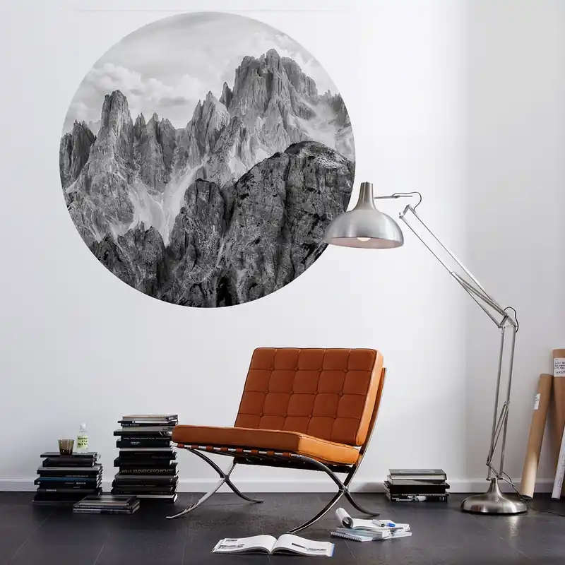 Komar Papier Peint numérique Photo sur Intissé Disney Montagne Rocher 125 x 125 cm Autocollant déco