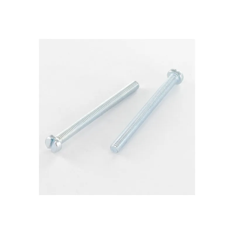 1 x Vis métaux Tête cylindrique TC Fendue M4X60 Acier zingué