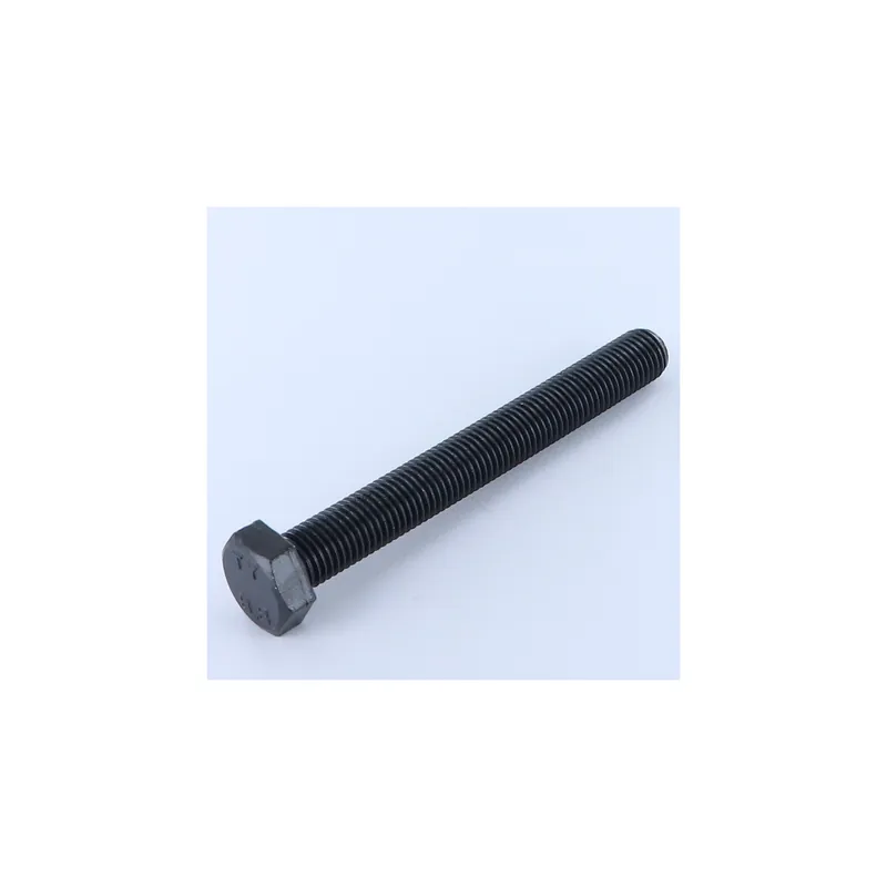 1 x Vis métaux Tête hexagonale TH M12X80 Filetage total Classe 8.8 Pas fin Pas de 125 Acier brut