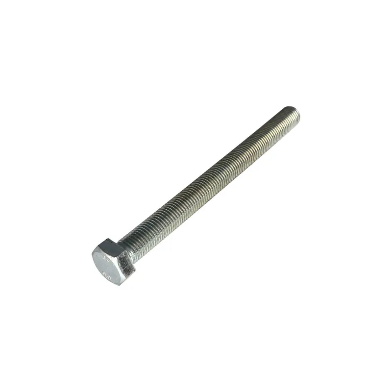 1 x Vis métaux Tête hexagonale TH M16X160 Classe 8.8 Acier zingué