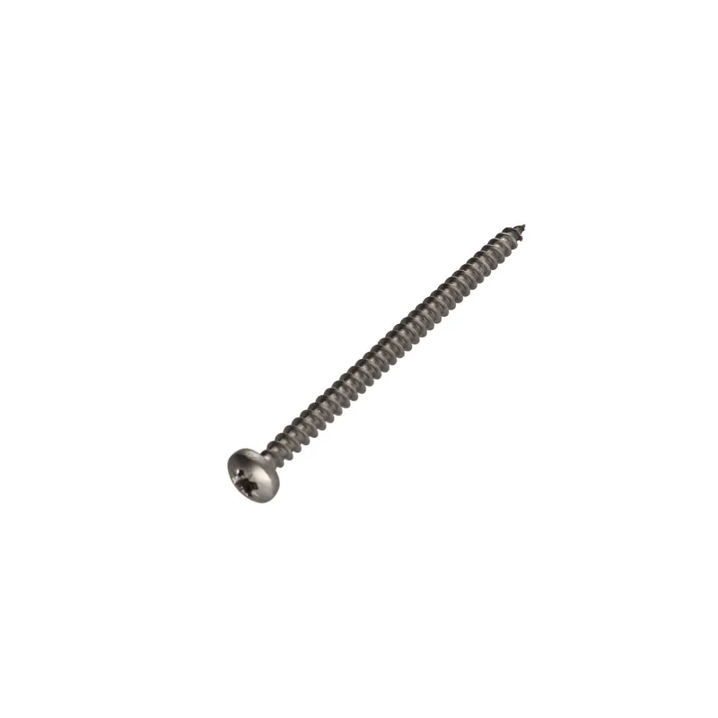 1 x VBA Vis bois agglo Inox A2 Tête ronde TR Pozi 6X80