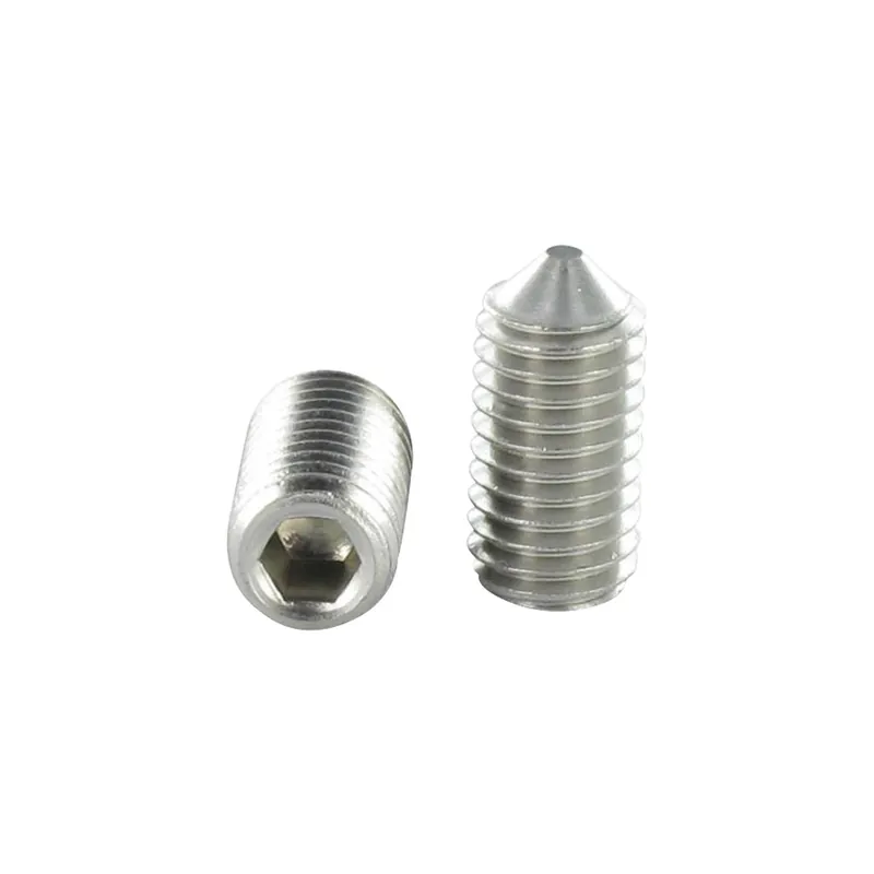 1 x Vis métaux Inox A2 Sans tête six pans creux (sthc) Clé de 5 HC5 M10X30 Bout pointeau
