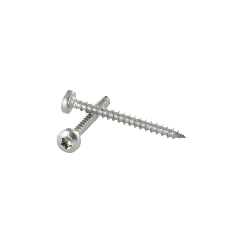 1 x VBA Vis bois agglo Inox A2 Tête ronde TR 3.5X40 TORX T10