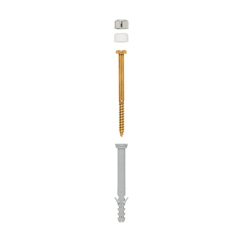 1 x KIT Fixation WC Vis Laiton 6X85 Fischer