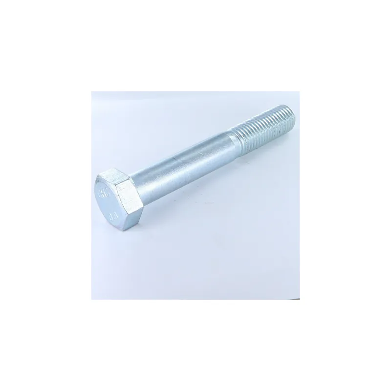 1 x Corps de boulon filetage partiel Tête hexagonale TH M30X150 Classe 8.8 Acier zingué