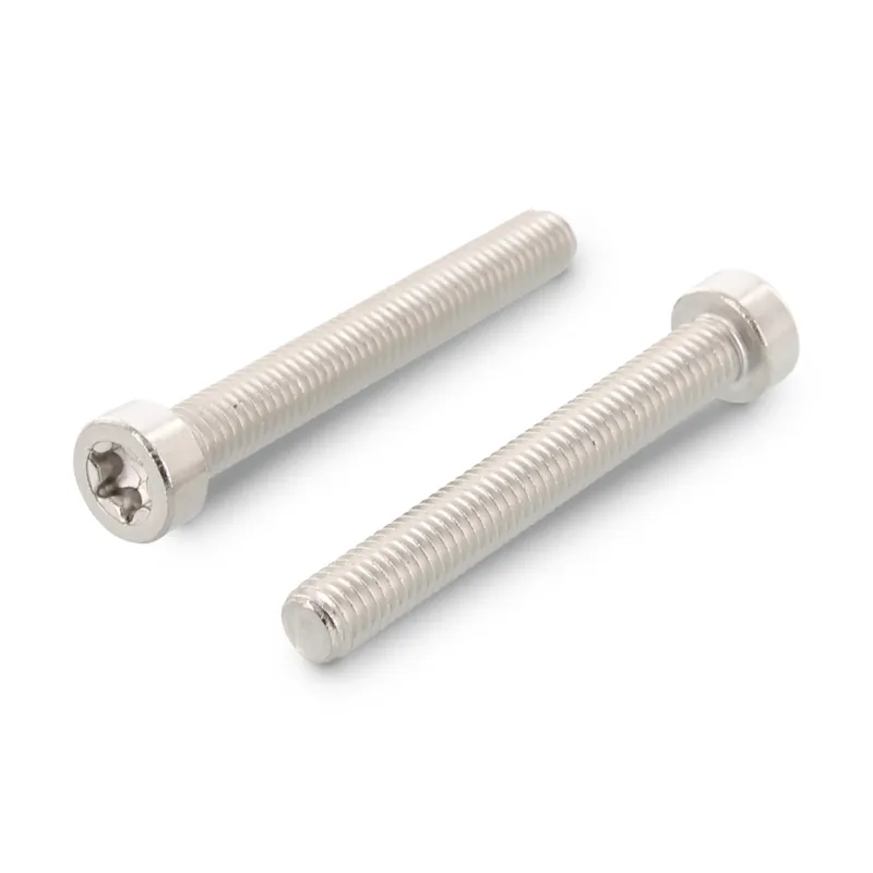 1 x Vis métaux Tête cylindrique TC Basse TORX T20 M4X30 Filetage total Inox A2