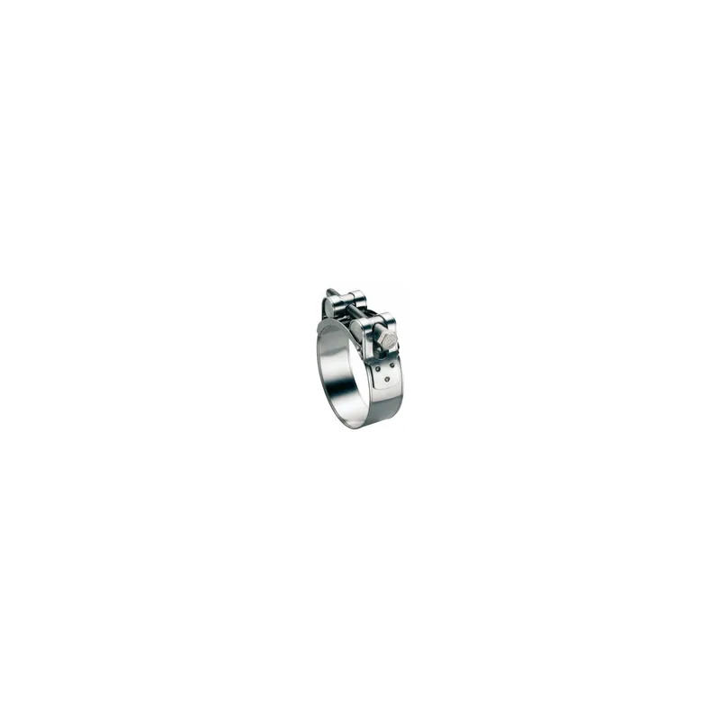 1 x Collier à tourillons pour tuyau épais et arme Inox W5 Diamètre 56 à 59