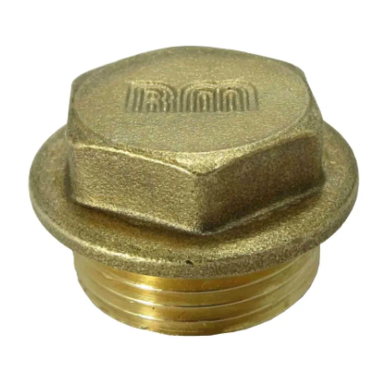 1 x Bouchon mâle figure 290 Tête large 1&Prime; Laiton