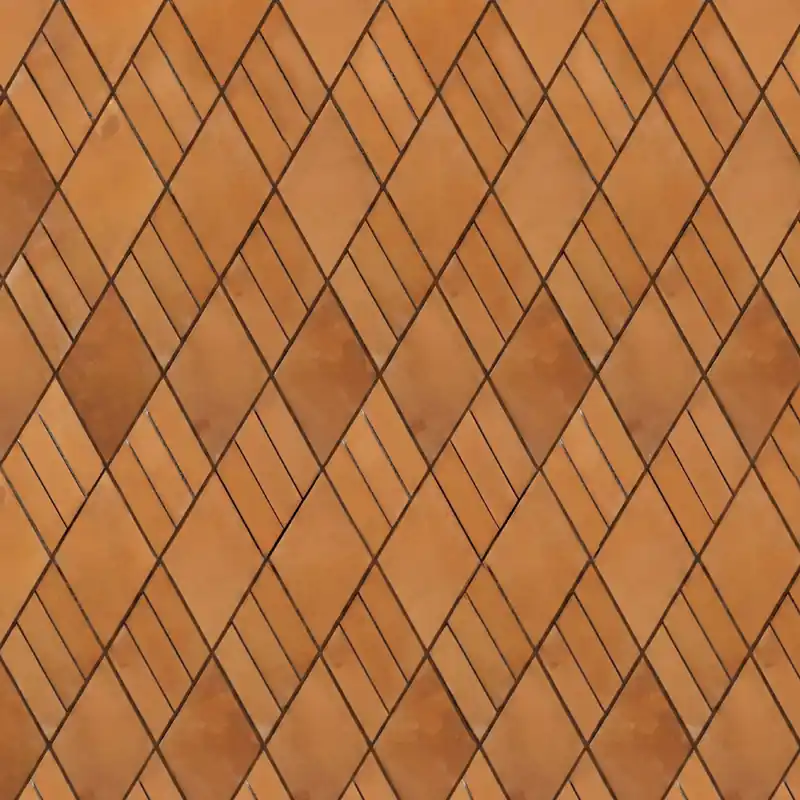 Mosaïque en terre cuite naturelle de Gênes Cotto Natural