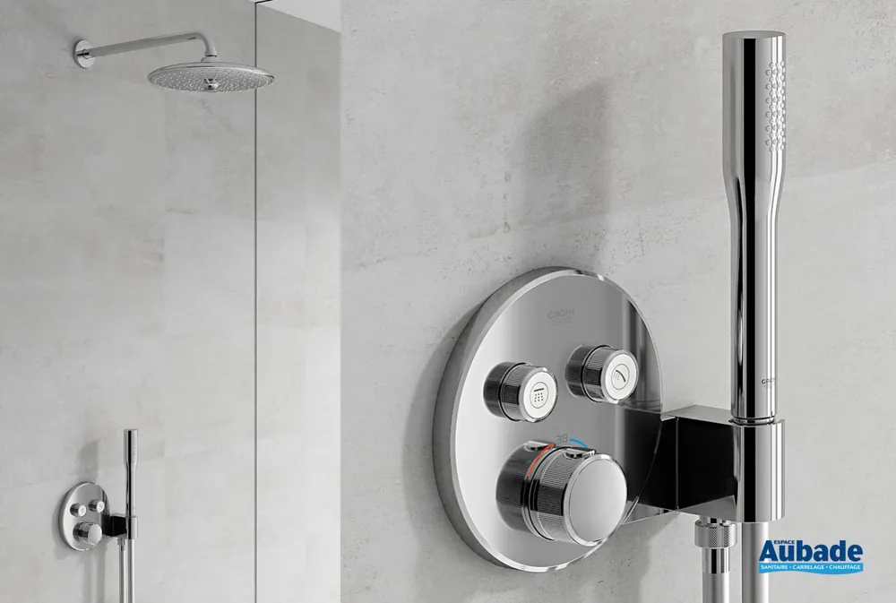 Ensemble de douche Grohtherm SmartControl encastré de Grohe