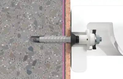 Kit de fixation pour lavabo WST Klik Fischer