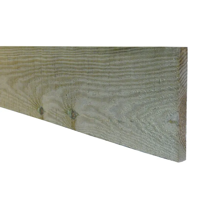 Volige bois autoclave Long. 3,00m – 200×18 mm – Pin brut traité Classe 4